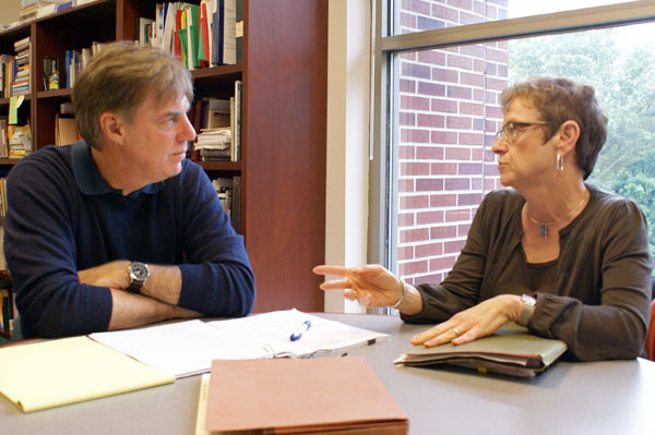 Professor Gary Bowen and clinical professor Irene Zipper