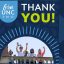 GiveUNC graphic with Thank You message in all caps.